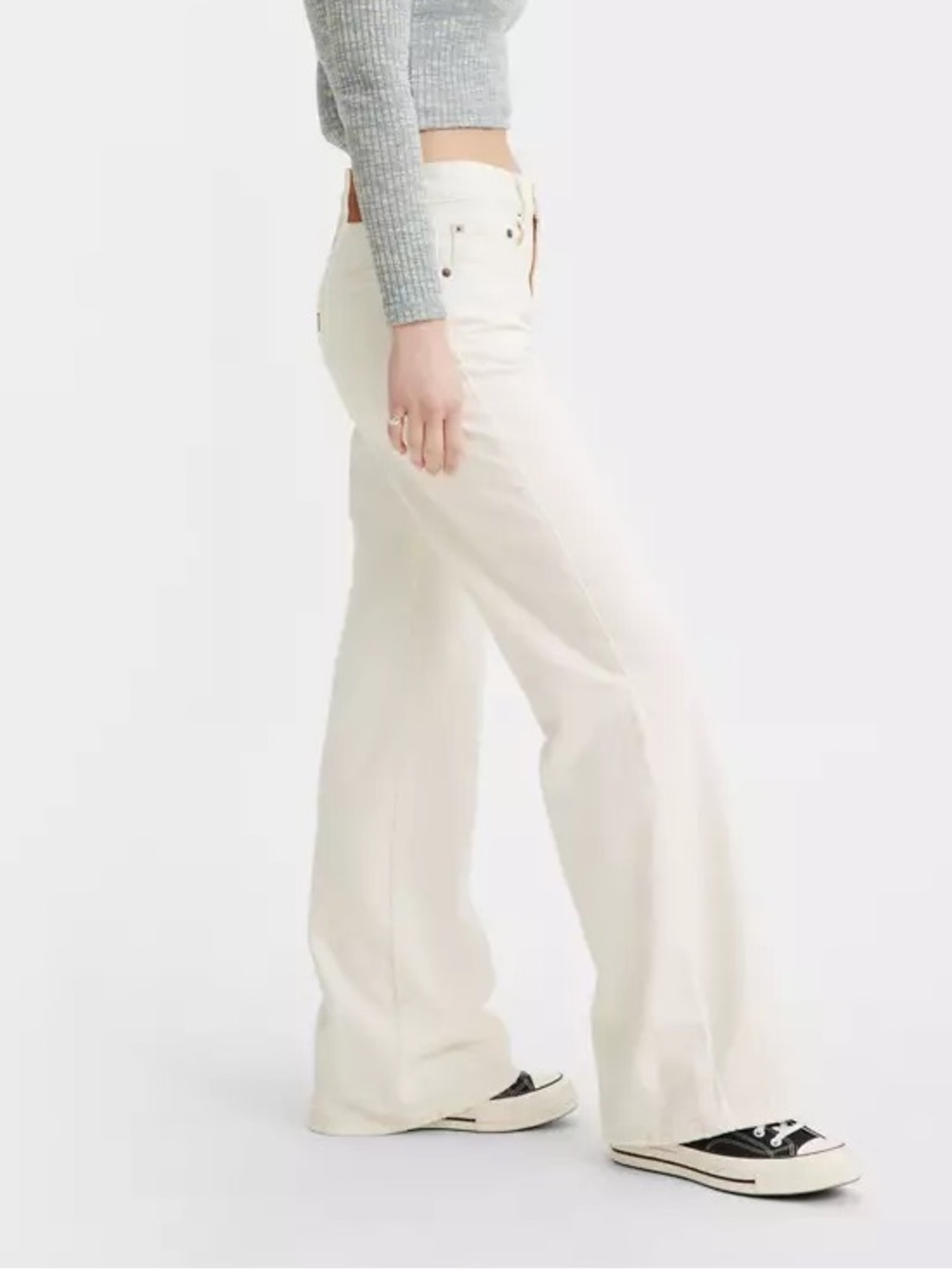 Levi’s NWT 94 Baggy Bootcut Women's Cream Jeans 27x31
